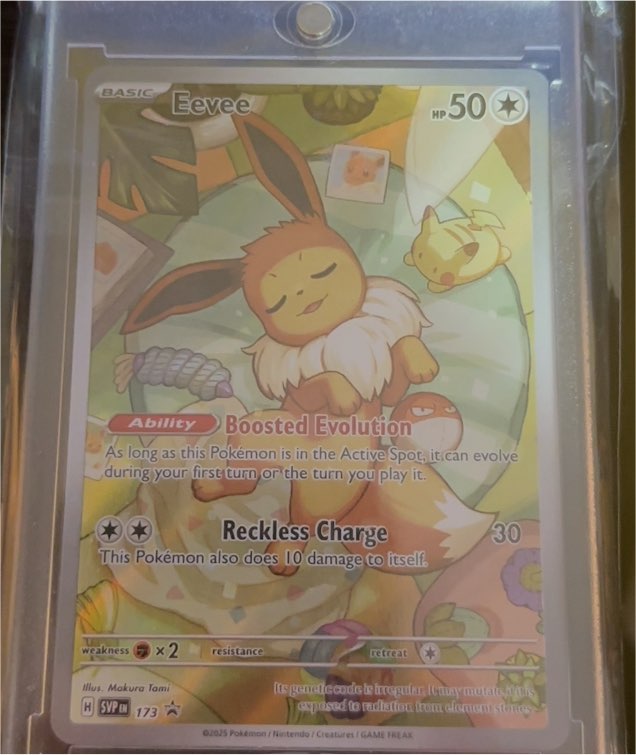 2025 Pokémon Scarlet & Violet Promo #173 Eevee — front