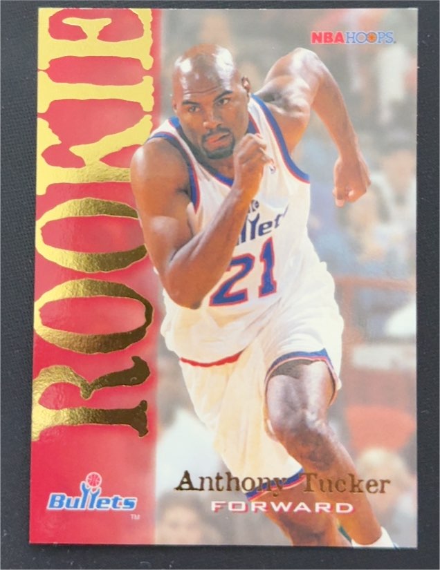 1994-95 NBA Hoops #381 Anthony Tucker — front