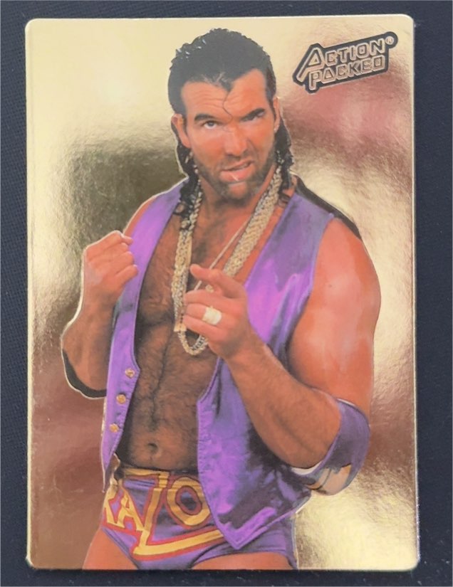 1994 WWF Action Packed #37 Razor Ramon — front