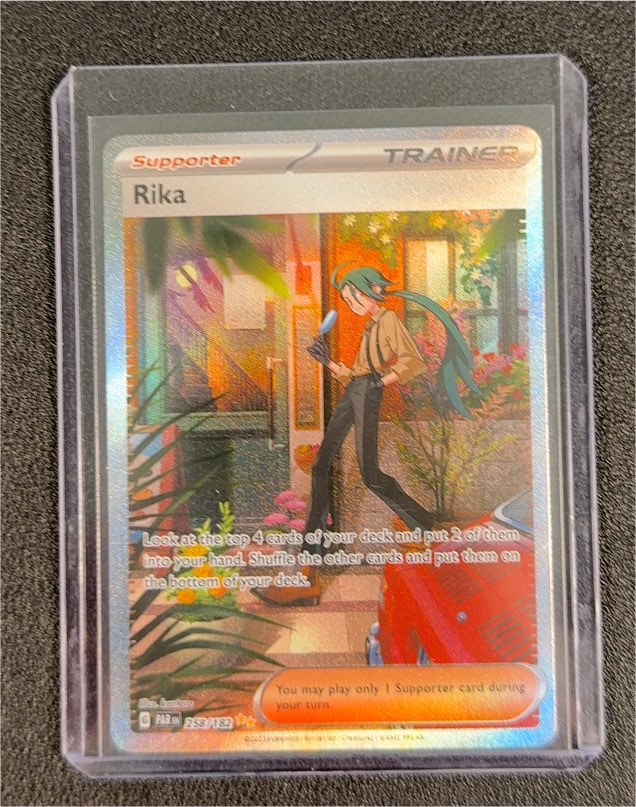 2023 Pokémon TCG Paradox Rift #258 Rika — front