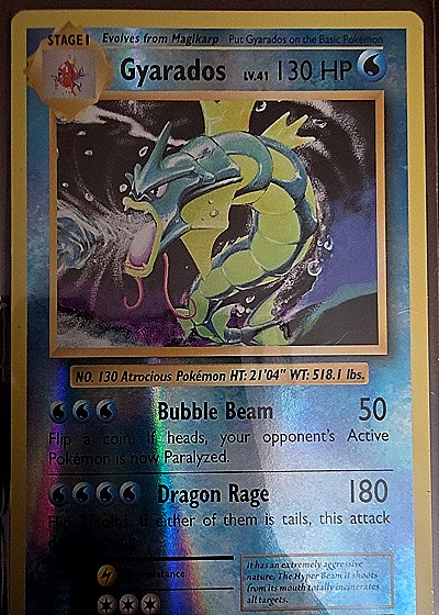 2016 Pokémon XY Evolutions #34 Gyarados — front