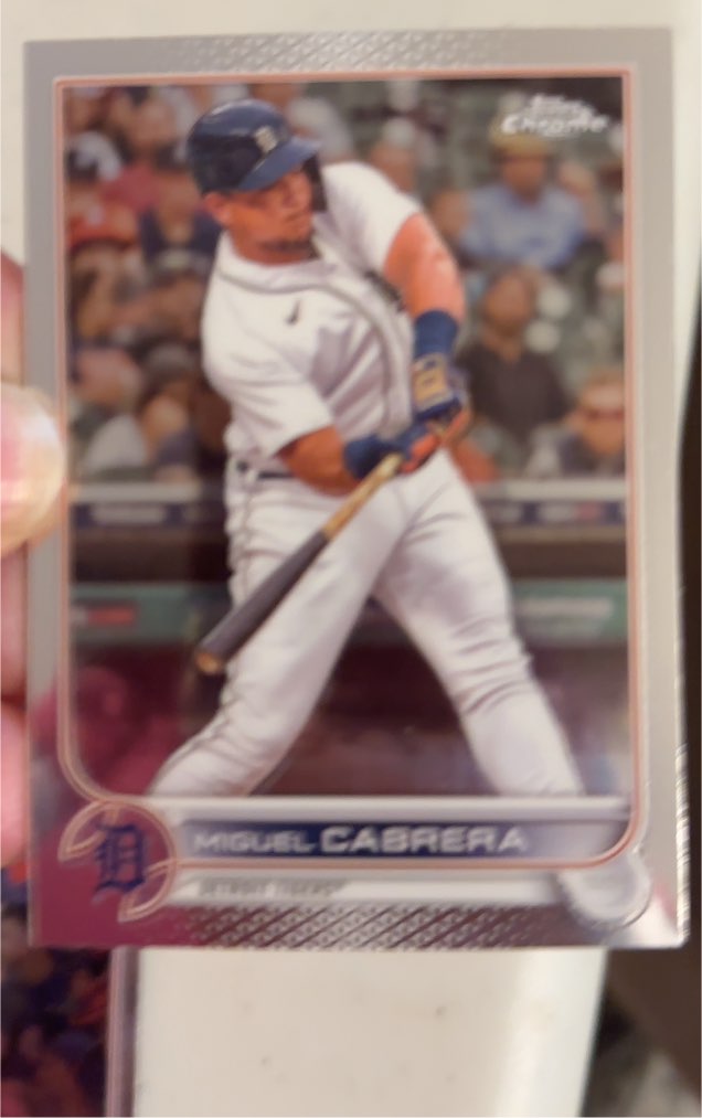 2022 Topps Chrome #96 Miguel Cabrera — front