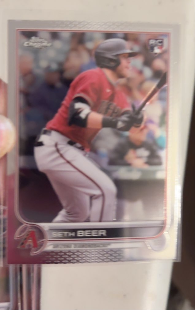 2022 Topps Chrome #186 Seth Beer — front