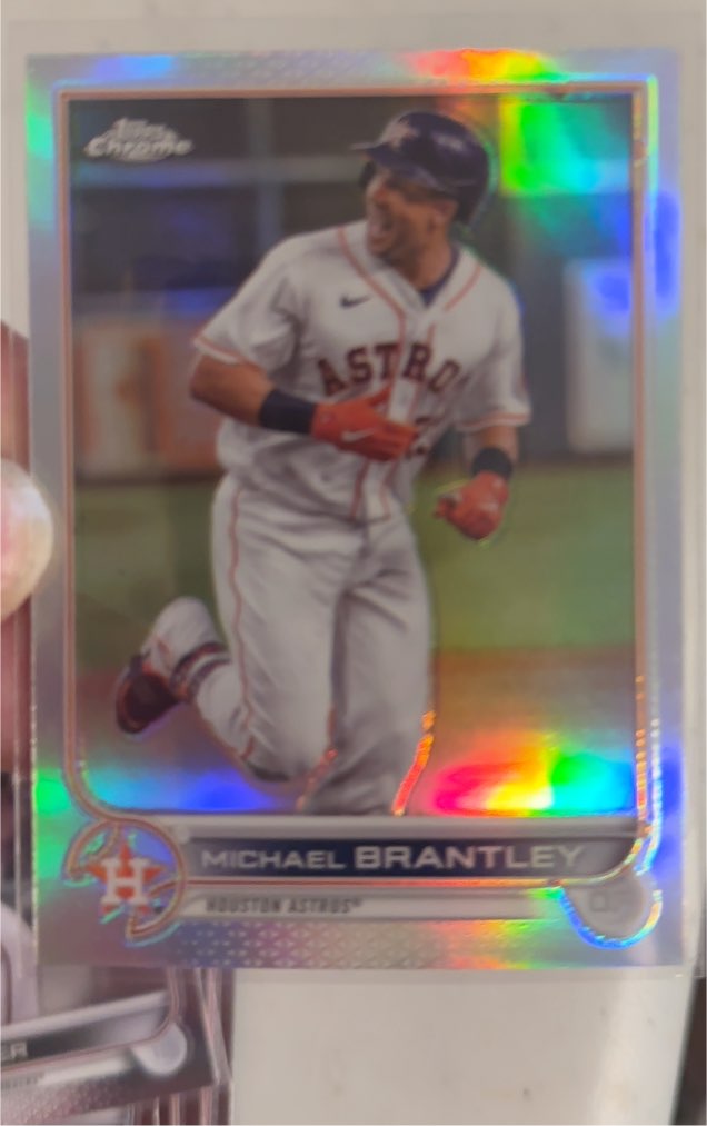 2022 Topps Chrome #34 Michael Brantley — front