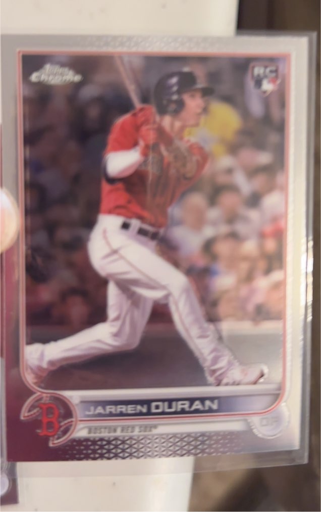 2022 Topps Chrome #113 Jarren Duran — front