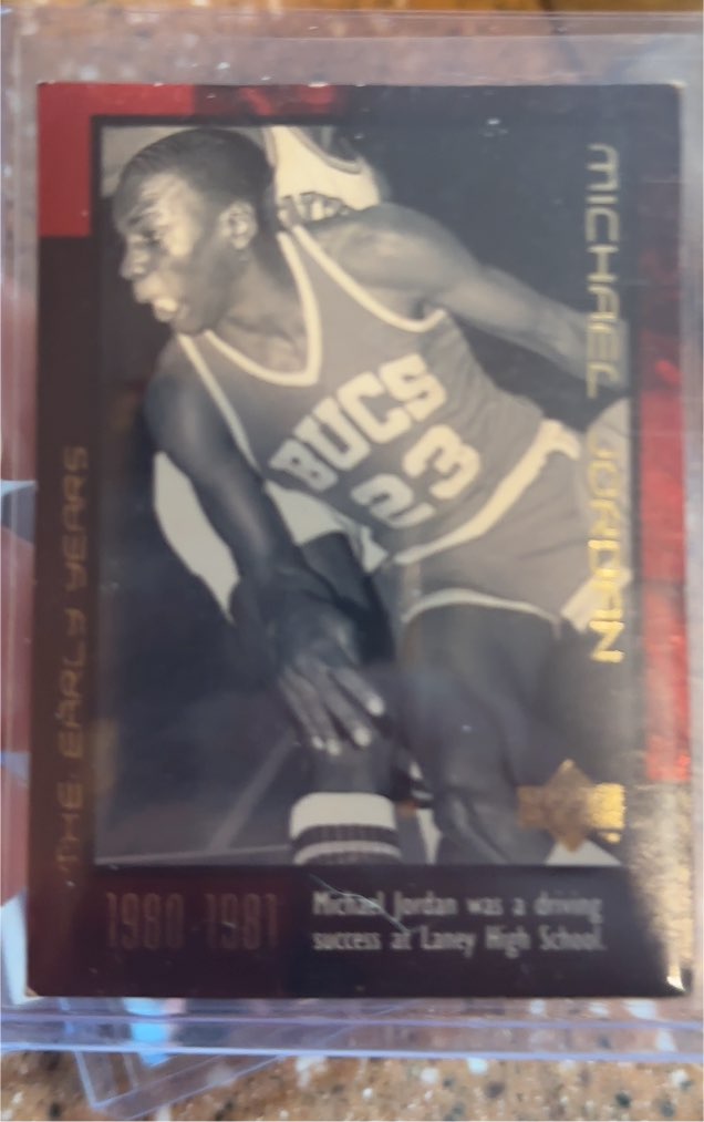 1999 Upper Deck The Early Years #2 Michael Jordan — front