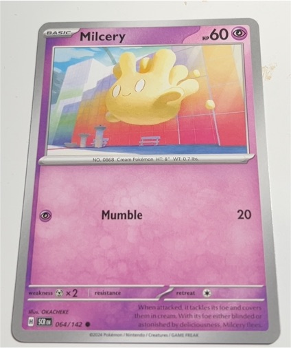 2024 Pokémon SV07: Stellar Crown #064 Milcery — front