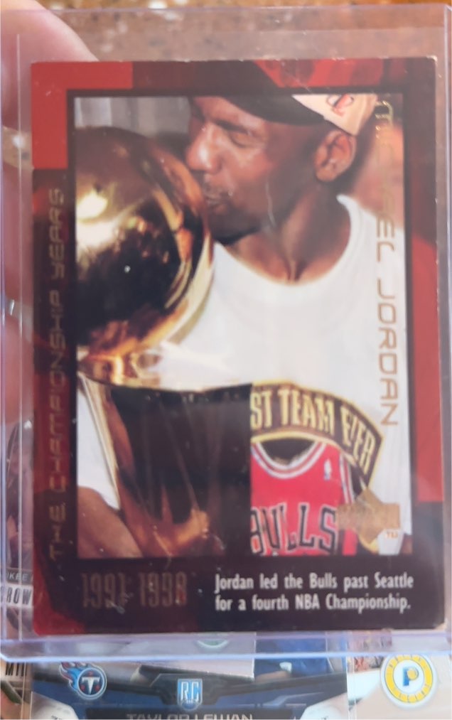 1999 Upper Deck The Championship Years #34 Michael Jordan — front