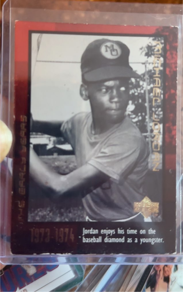1999 Upper Deck #1 Michael Jordan The Early Years — front