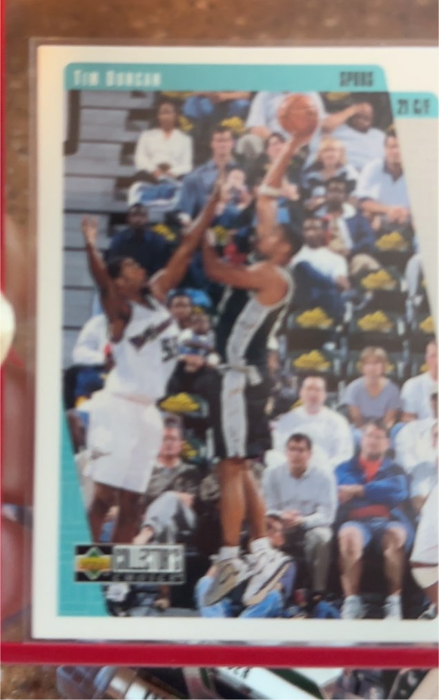 1997-98 Upper Deck Collector's Choice #323 Tim Duncan — front