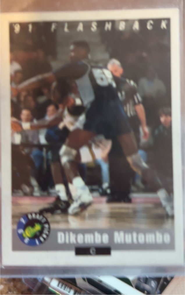 1992 Classic Draft Picks #98 Dikembe Mutombo — front