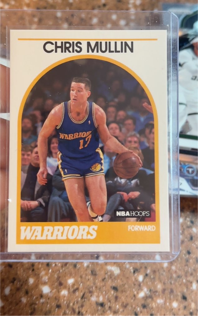 1989 NBA Hoops #90 Chris Mullin — front