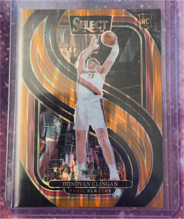2024-25 Panini Select #114 Donovan Clingan — front