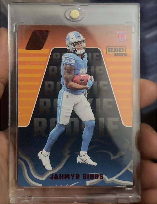 2023 Panini Zenith Red Zone #144 Jahmyr Gibbs — front