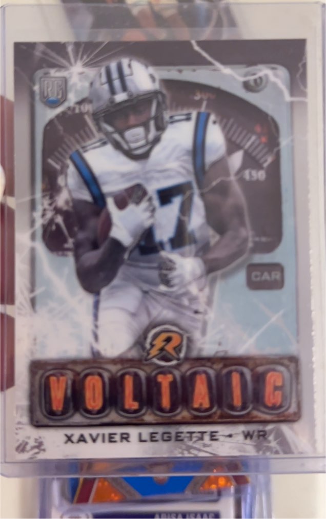 2024 Topps Resurgence #V-10 Xavier Legette Voltaic — front