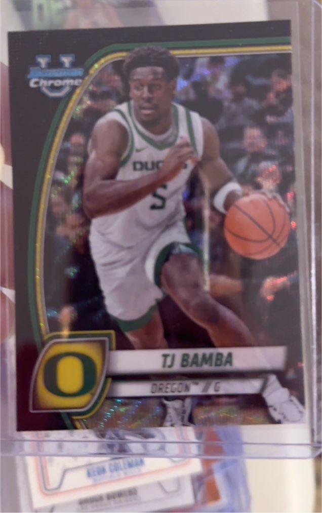 2024-25 Bowman Chrome University #74 TJ Bamba — front