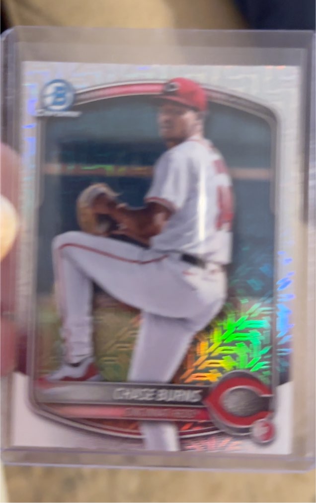 2025 Bowman #BP-122 Chase Burns — front