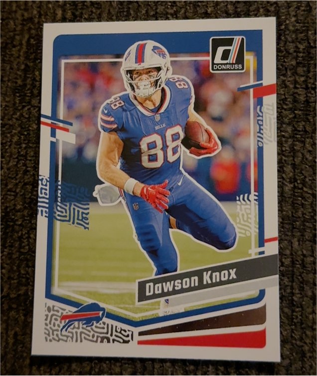 2023 Donruss #28 Dawson Knox — front