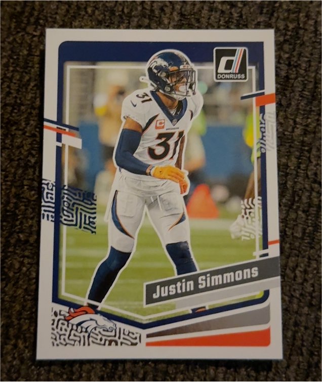2023 Panini Donruss #91 Justin Simmons — front