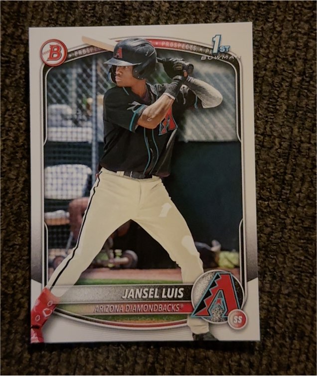 2025 Bowman Paper 1st Prospect #BP-84 Jansel Luis — front