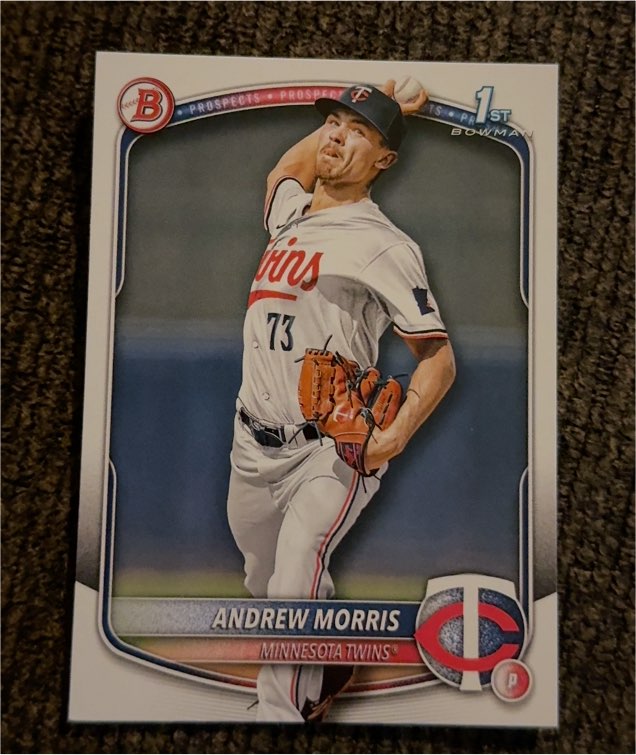 2025 Bowman #BP-90 Andrew Morris — front