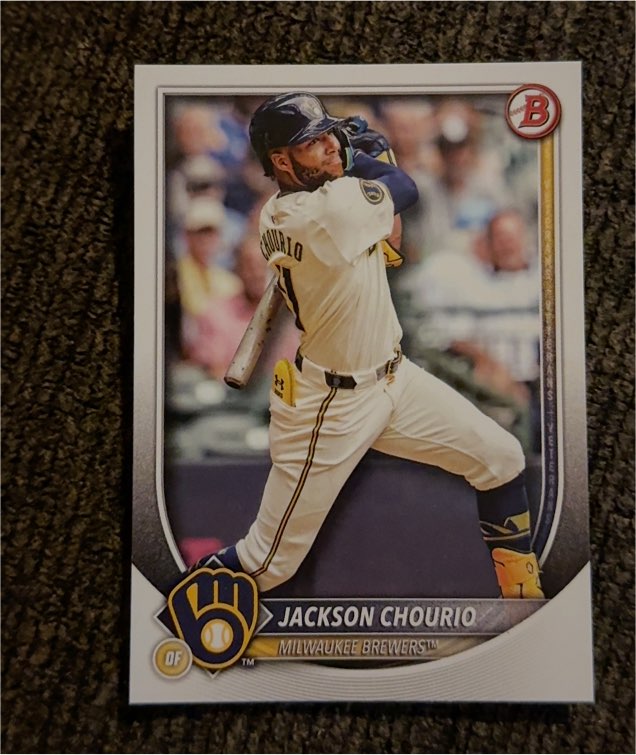 2025 Bowman #11 Jackson Chourio — front