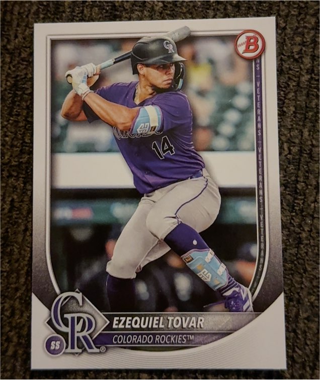 2025 Bowman #84 Ezequiel Tovar — front