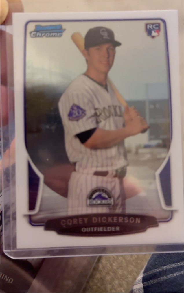 2013 Bowman Chrome #35 Corey Dickerson — front