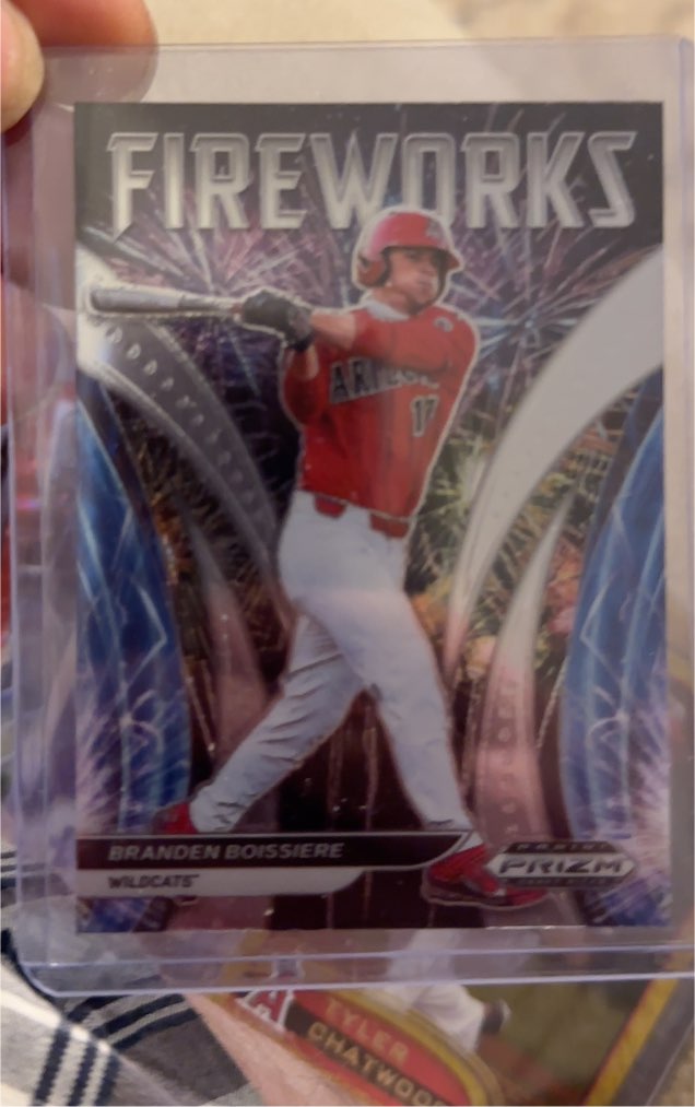 2021 Panini Prizm Draft Picks Fireworks #F-BB Branden Boissiere — front