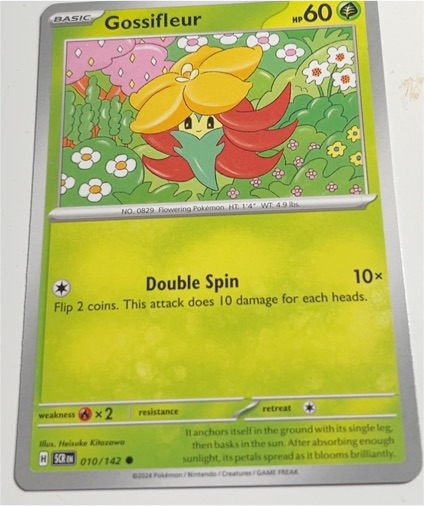 2024 Pokémon Stellar Crown #010 Gossifleur — front