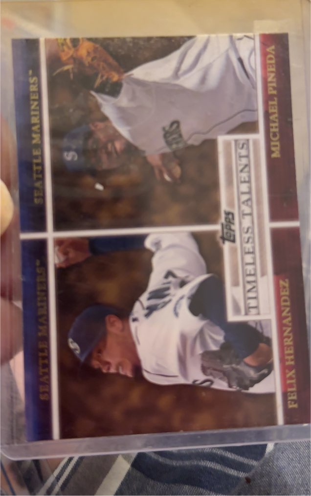 2012 Topps Timeless Talents #TT-6 Felix Hernandez / Michael Pineda — front