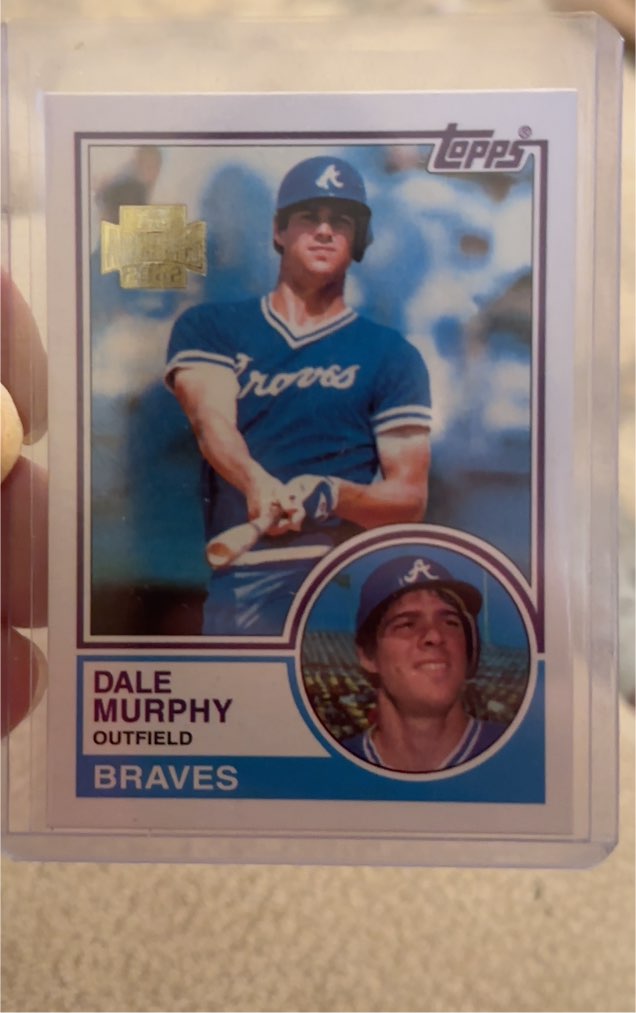 1983 Topps #760 Dale Murphy — front