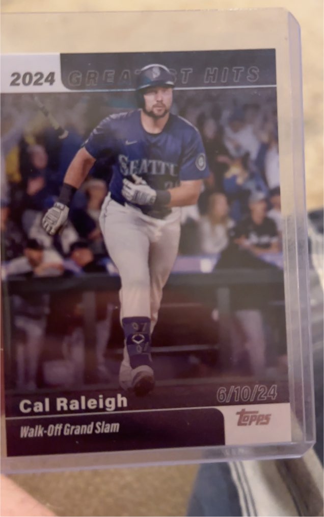 2025 Topps Series 1 2024 Greatest Hits #GH-4 Cal Raleigh — front
