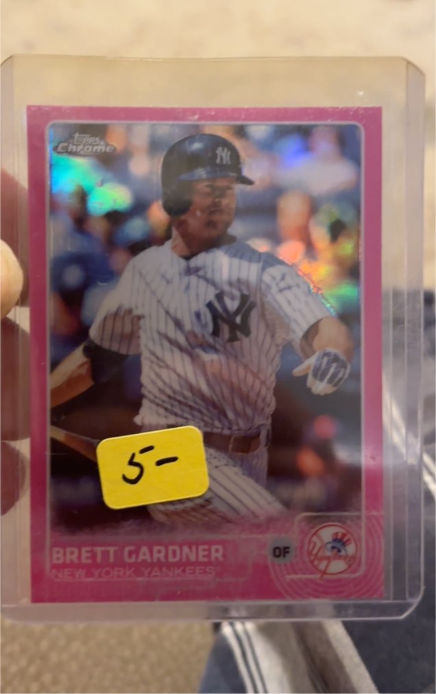 2020 Topps Chrome Brett Gardner — front