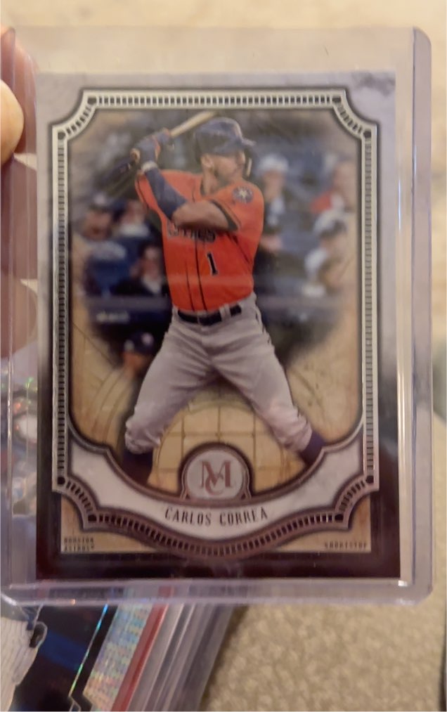 2018 Topps Museum Collection #13 Carlos Correa — front