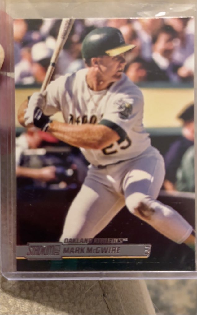 2014 Topps Stadium Club #95 Mark McGwire — front