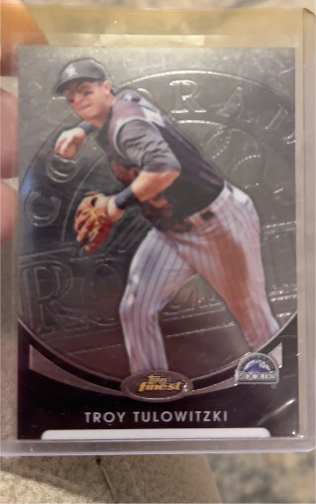 2010 Topps Finest #66 Troy Tulowitzki — front