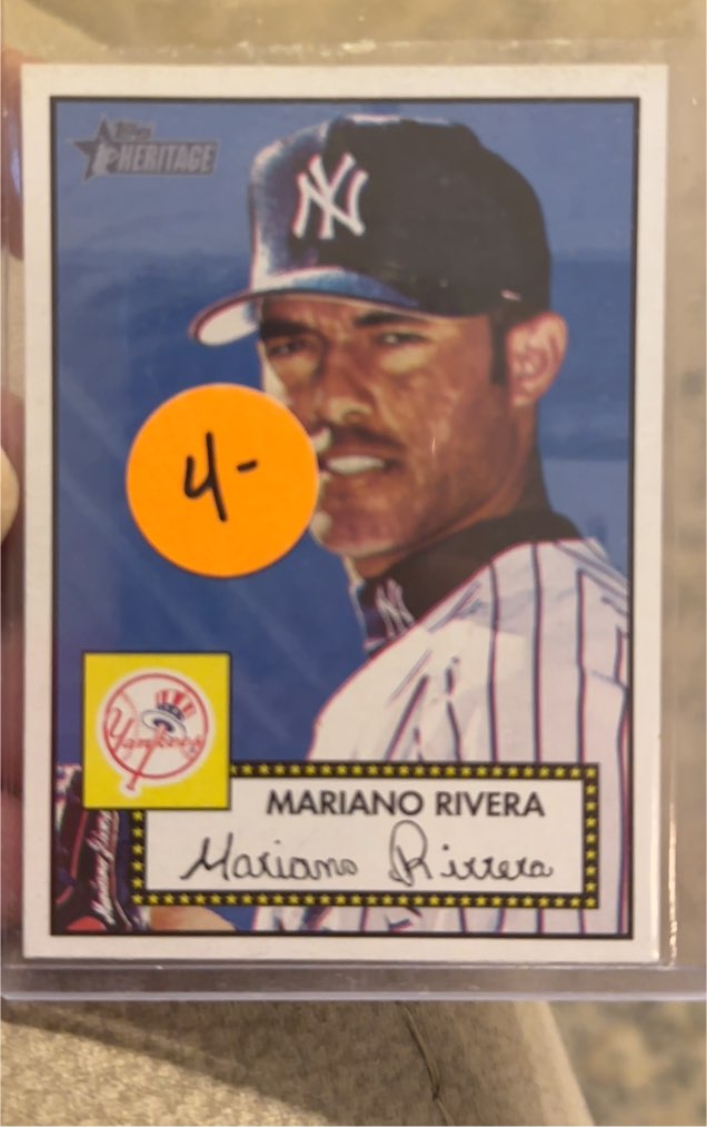 2001 Topps Heritage #39 Mariano Rivera — front