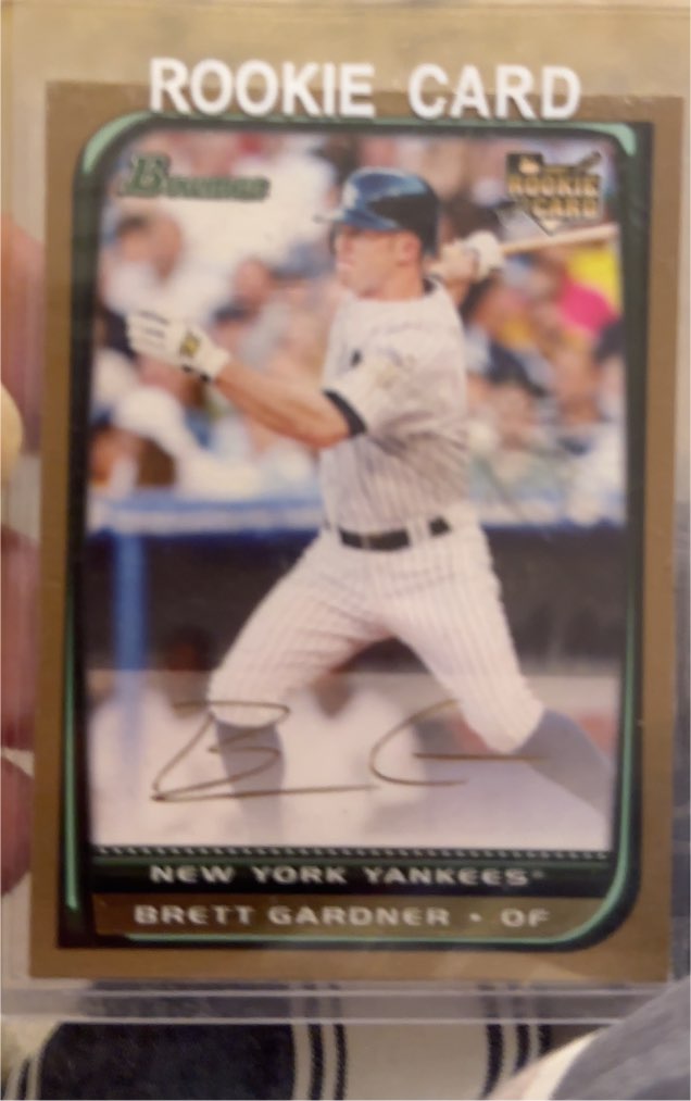 2008 Bowman Draft Picks & Prospects #BDP18 Brett Gardner — front