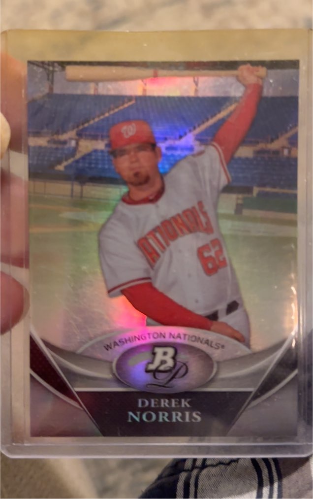2011 Bowman Platinum Prospects #BPP47 Derek Norris — front