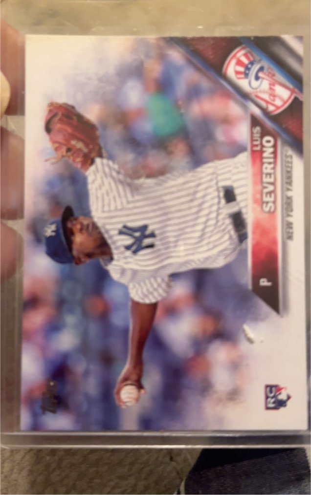 2016 Topps Series 1 Baseball Base #265 Luis Severino — front