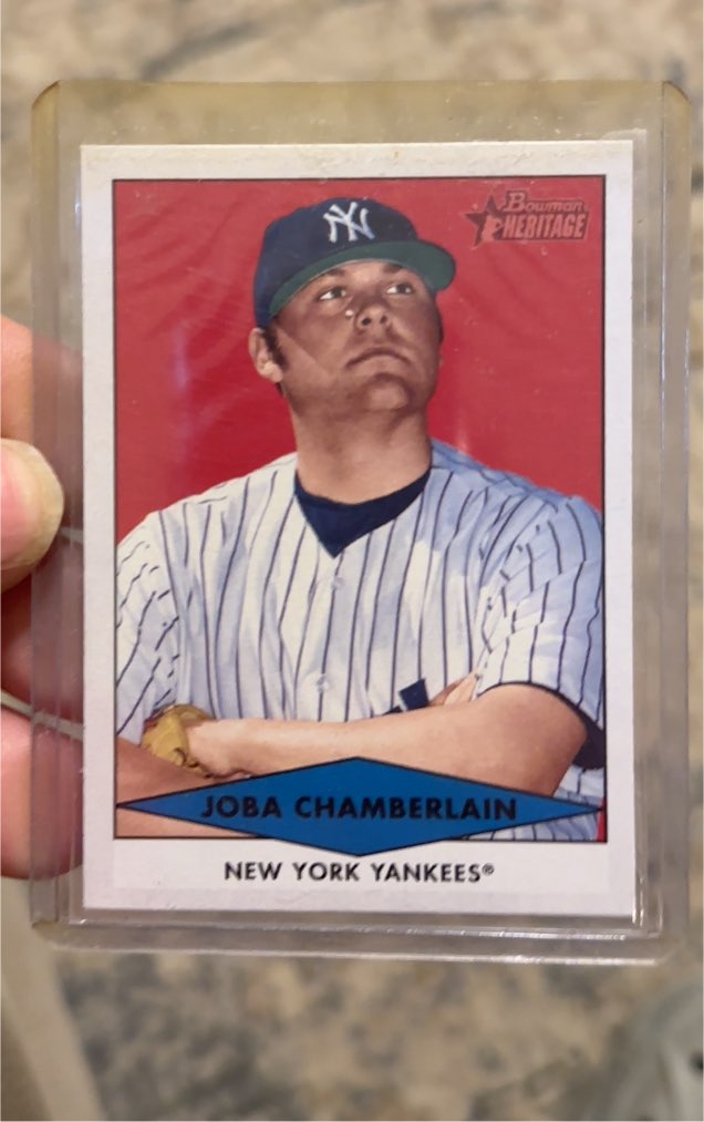 2007 Bowman Heritage Prospects #BHP60 Joba Chamberlain — front