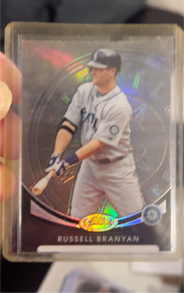 2003 Topps Finest Russell Branyan — front