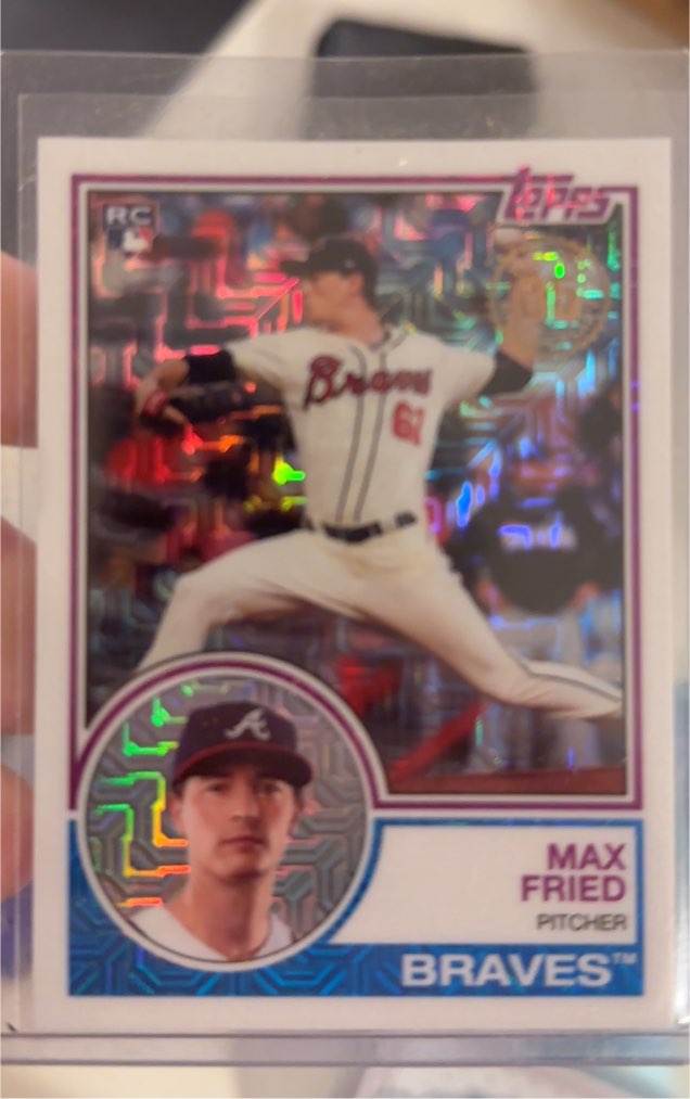 2018 Topps Silver Pack 1983 Design Chrome #49 Max Fried — front