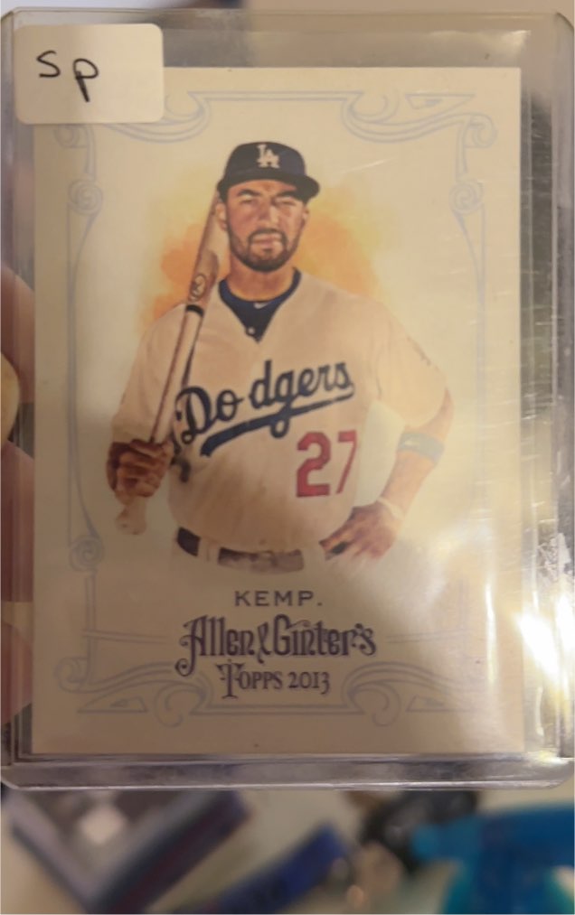 2013 Topps Allen & Ginter #319 Matt Kemp — front