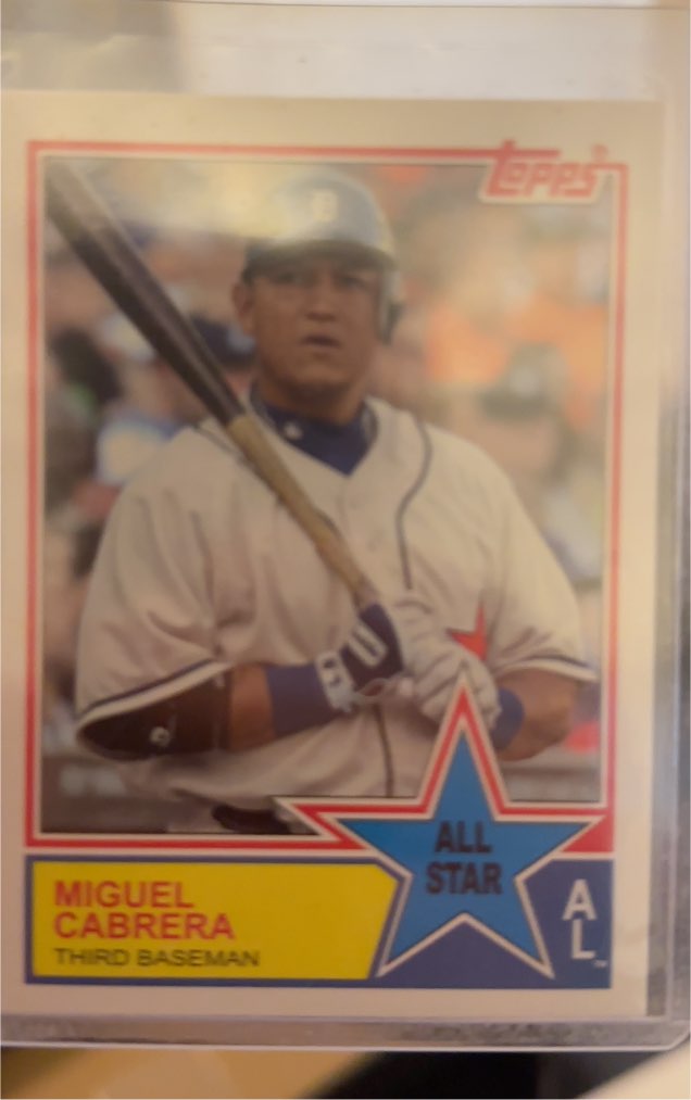 1983 Topps #387 Miguel Cabrera — front