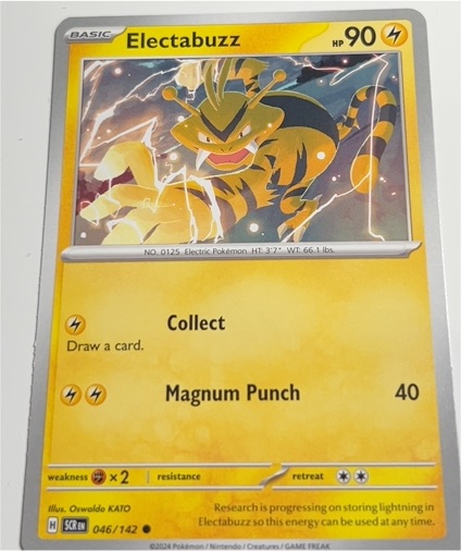 2024 Pokémon Stellar Crown #046 Electabuzz — front