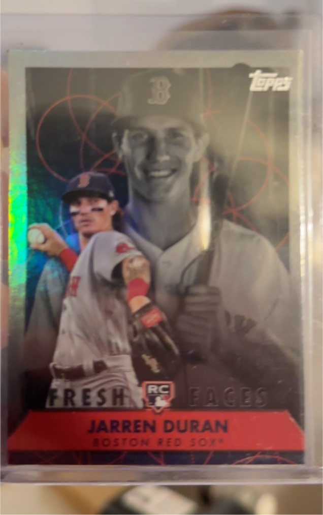 2022 Topps Fresh Faces #FF-7 Jarren Duran — front