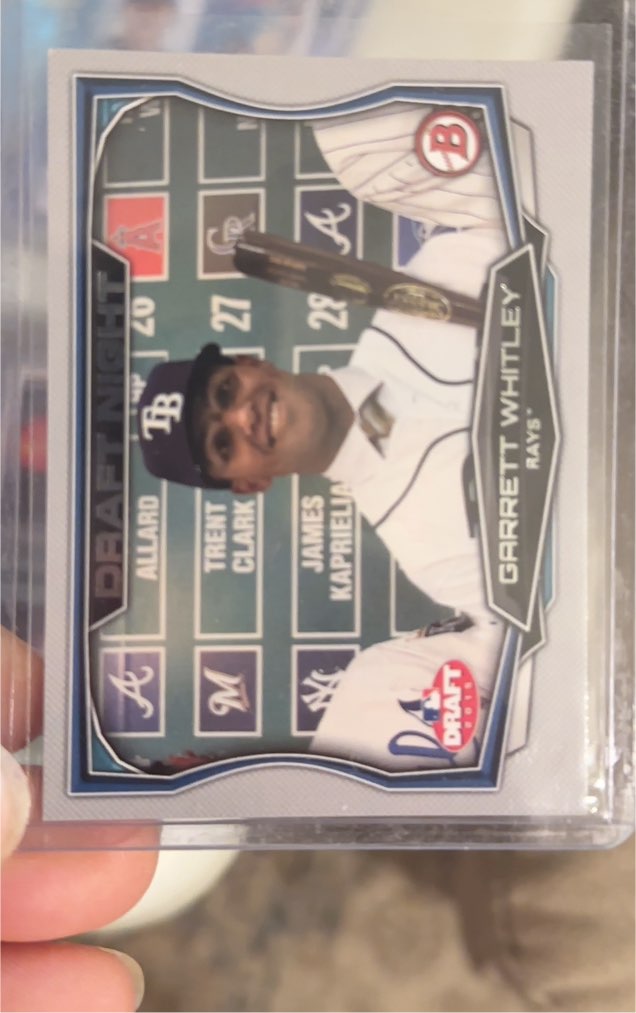 2015 Bowman Draft Picks & Prospects Night #DN-4 Garrett Whitley — front