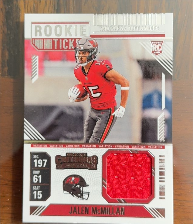 2024 Panini Contenders Rookie Ticket #197 Jalen McMillan — front